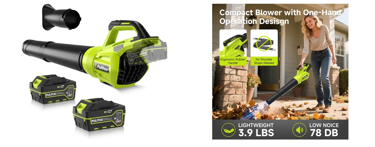 PULITUO Leaf Blower Cordless images