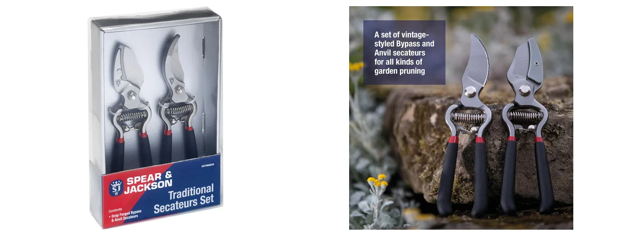 Spear & Jackson Traditional Bypass & Anvil Set images