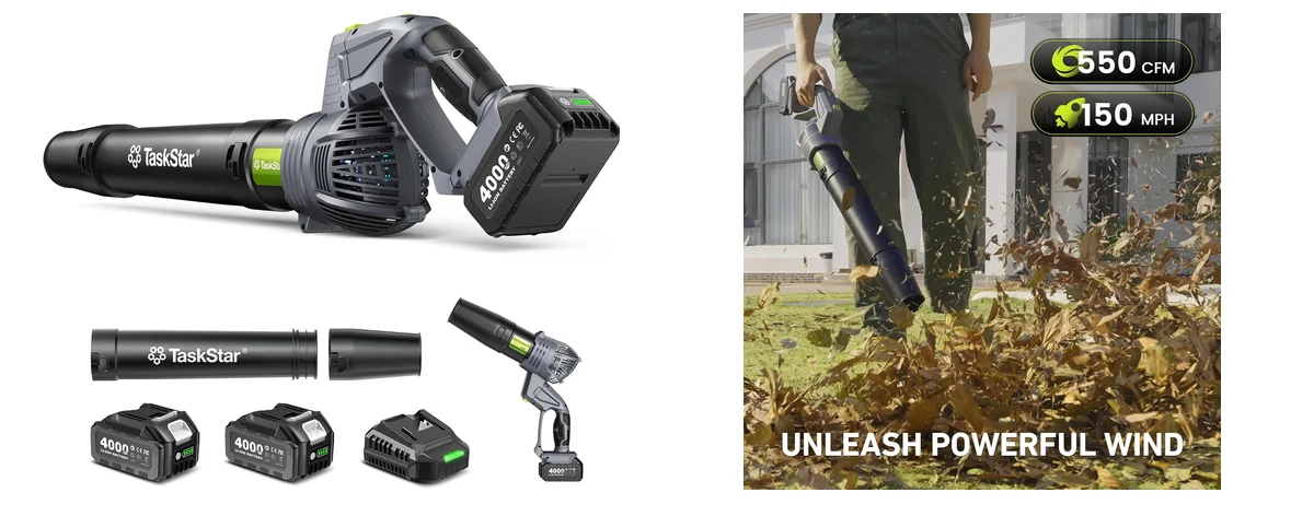 TaskStar Cordless Rotary Leaf Blower images