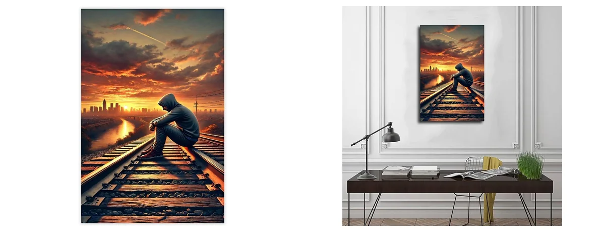 The Quiet Moment of Reflection Poster for images