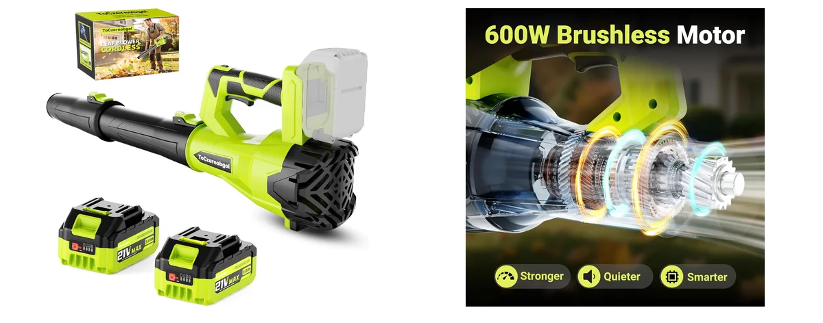 ToCzernobgol Cordless Leaf Blower images