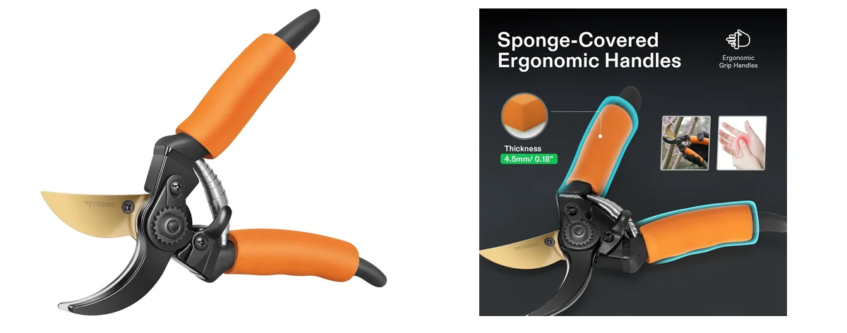 VIVOSUN Soft Grip Pruner images