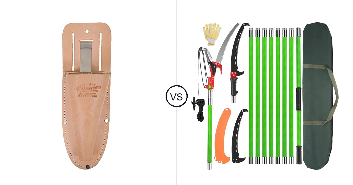 A.M. Leonard Classic vs URBANVISTA 30 Ft Manual Pole: Sheath Pole