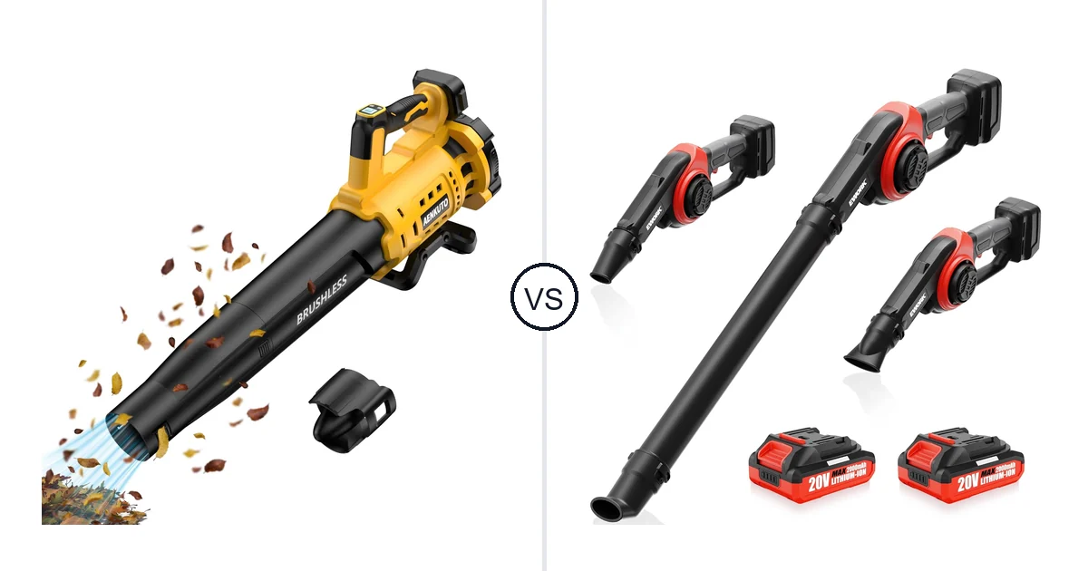 Comparison of Aenkuto Cordless Leaf Blower for DEWALT 20V and EWORK EK-DLB21A-2MR
