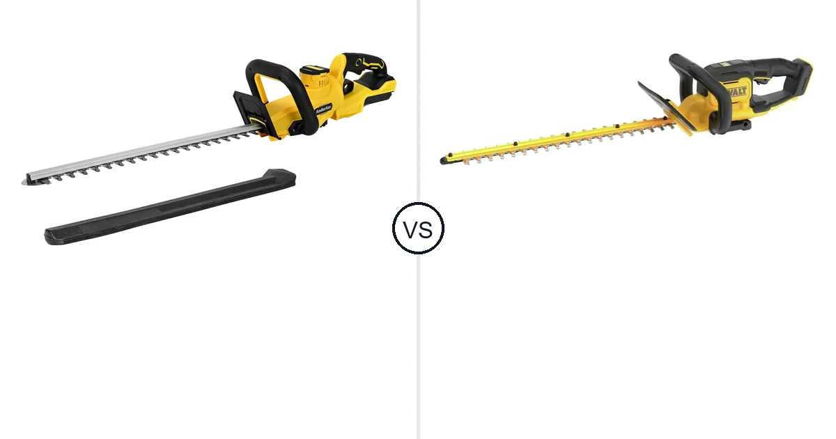 Comparison of Avitomo 20-Inch and DEWALT DCHT821B