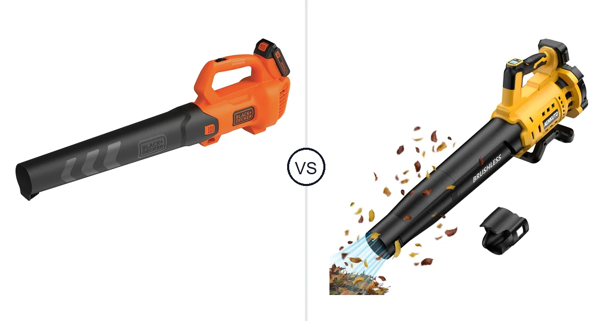 Comparison of BLACK+DECKER BCBL700D1 and Aenkuto Cordless Leaf Blower for DEWALT 20V