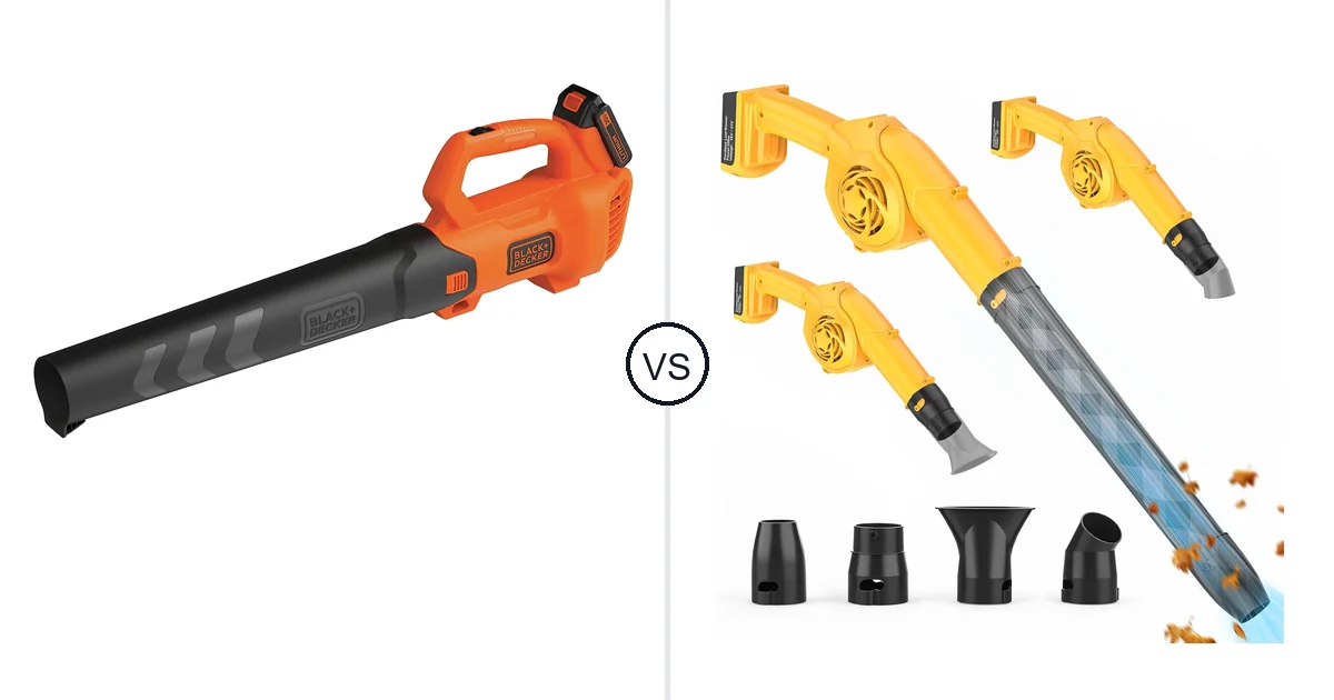 Comparison of BLACK+DECKER BCBL700D1 and denqir Leaf Blower
