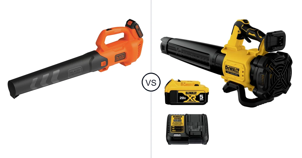 Comparison of BLACK+DECKER BCBL700D1 and DEWALT DCBL722P1