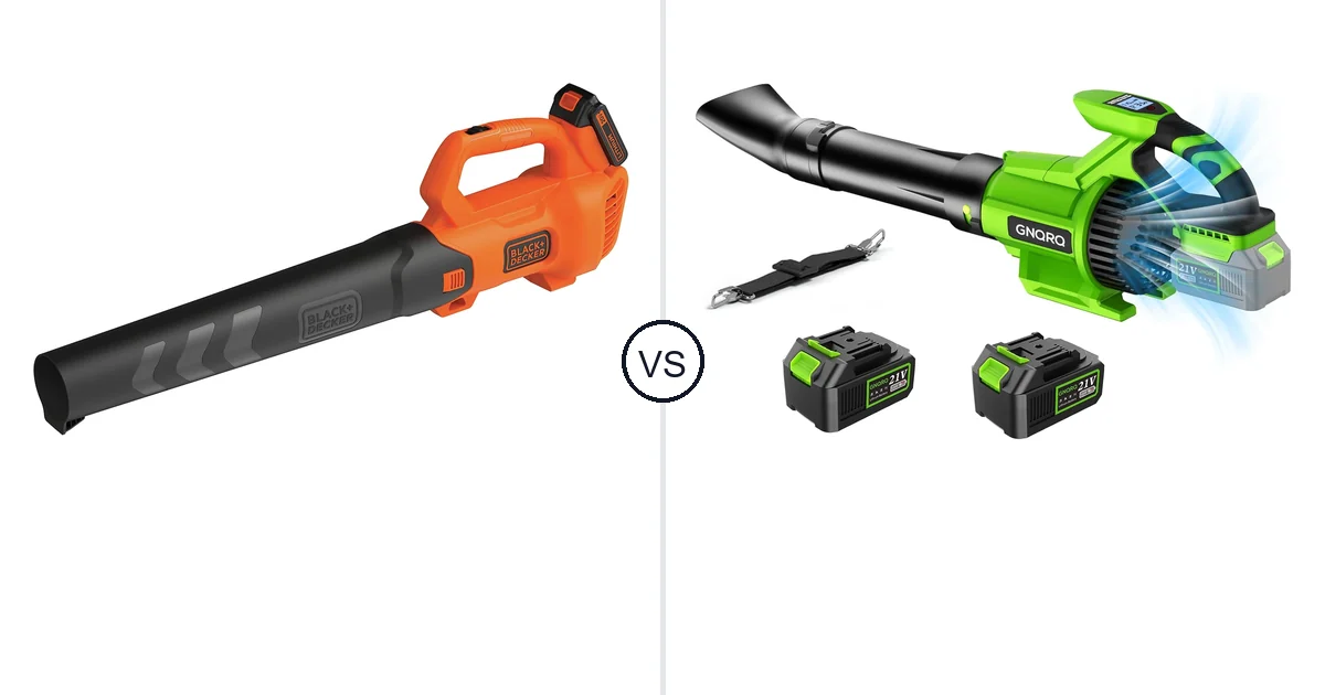 Comparison of BLACK+DECKER BCBL700D1 and GNQRQ CLB-001