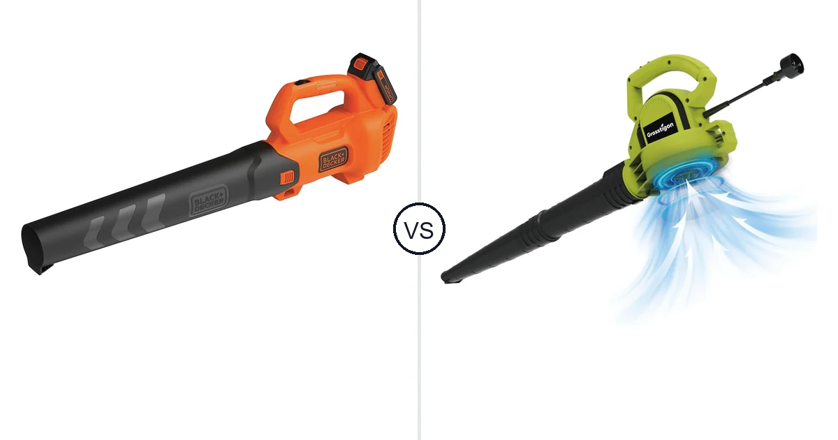 Comparison of BLACK+DECKER BCBL700D1 and GRASSTIGON Grasstigon Leaf Blower