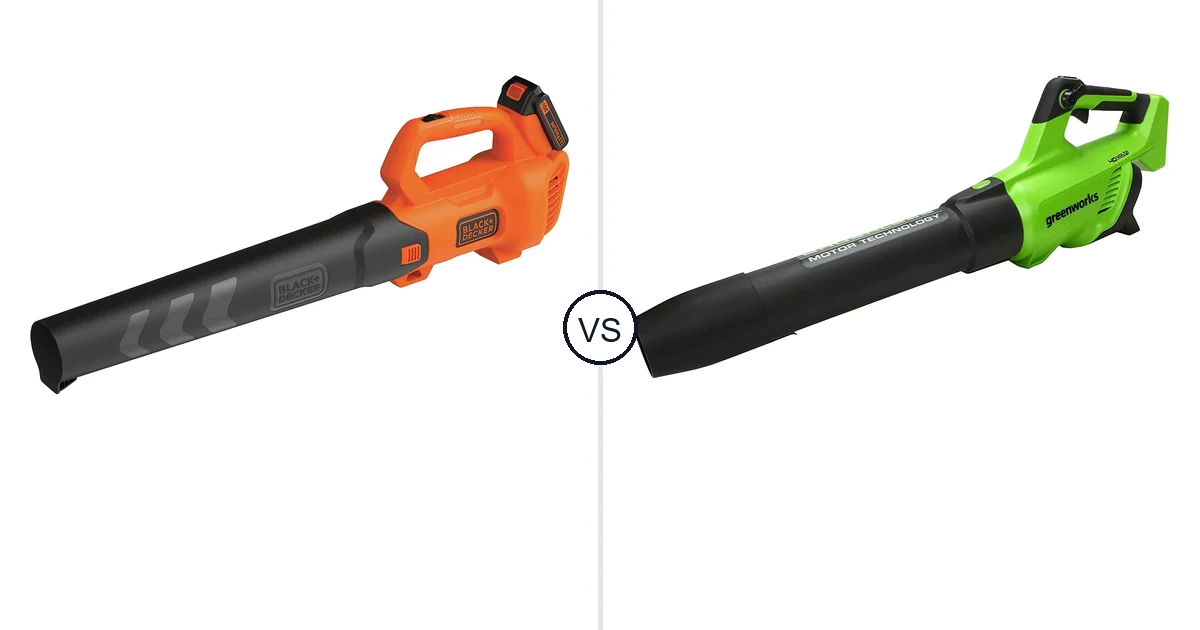 Comparison of BLACK+DECKER BCBL700D1 and Greenworks 40V