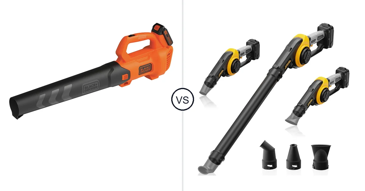 Comparison of BLACK+DECKER BCBL700D1 and HEINPRO Cordless Leaf Blower Compatible