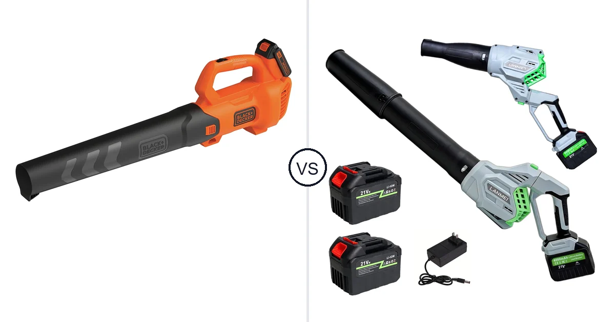 Comparison of BLACK+DECKER BCBL700D1 and LANMEI 146MPH