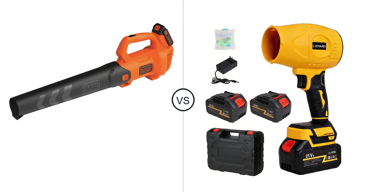 Comparison of BLACK+DECKER BCBL700D1 and LANMEI 21V