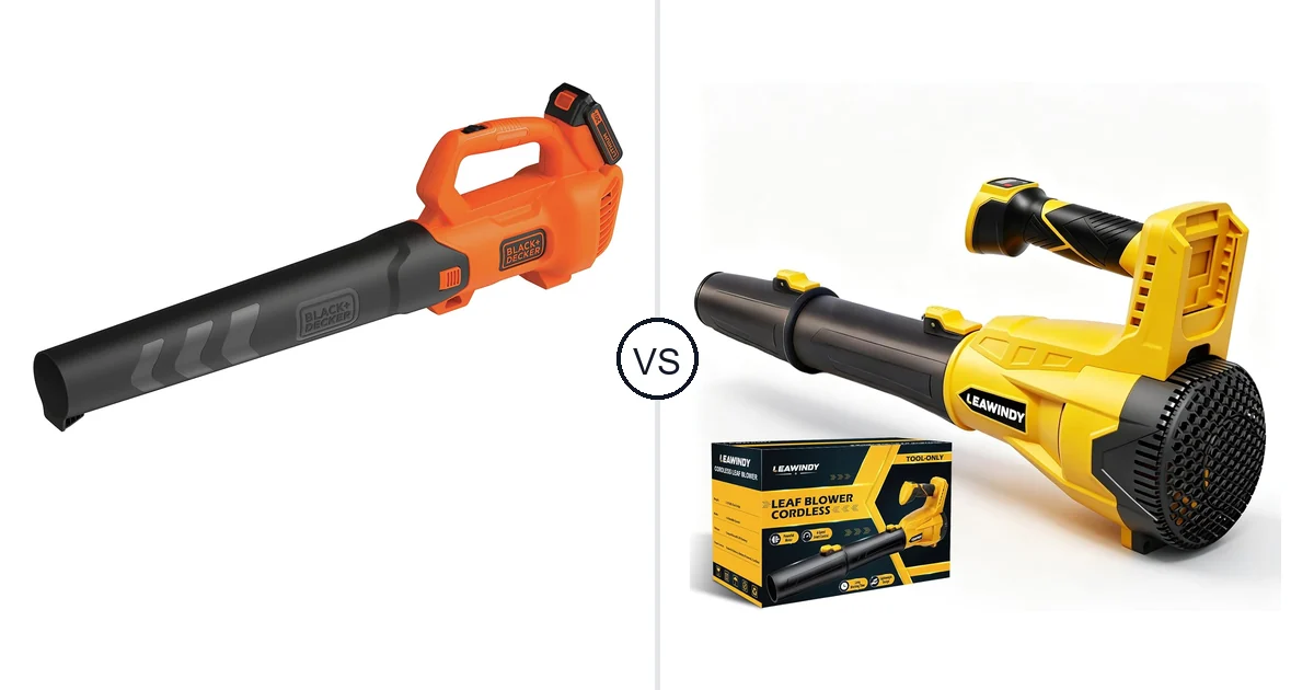 Comparison of BLACK+DECKER BCBL700D1 and LEAWINDY LEAWINDY005