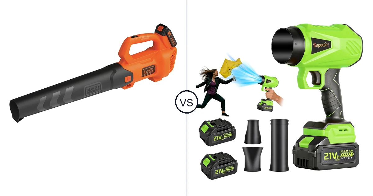 Comparison of BLACK+DECKER BCBL700D1 and SUPEAIR 667667