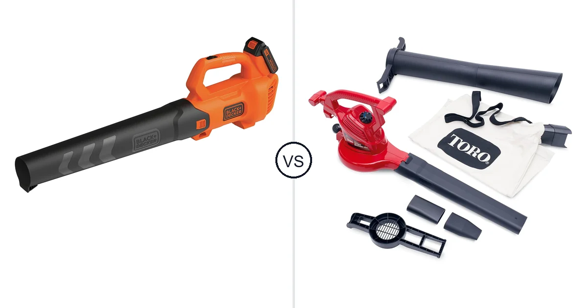 Comparison of BLACK+DECKER BCBL700D1 and Toro 51619