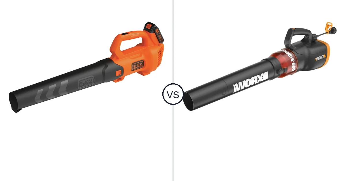 Comparison of BLACK+DECKER BCBL700D1 and WORX WG520