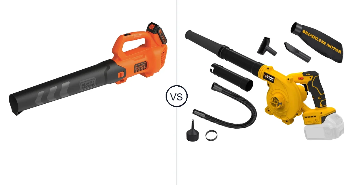 Comparison of BLACK+DECKER BCBL700D1 and YAWV Leaf Blower
