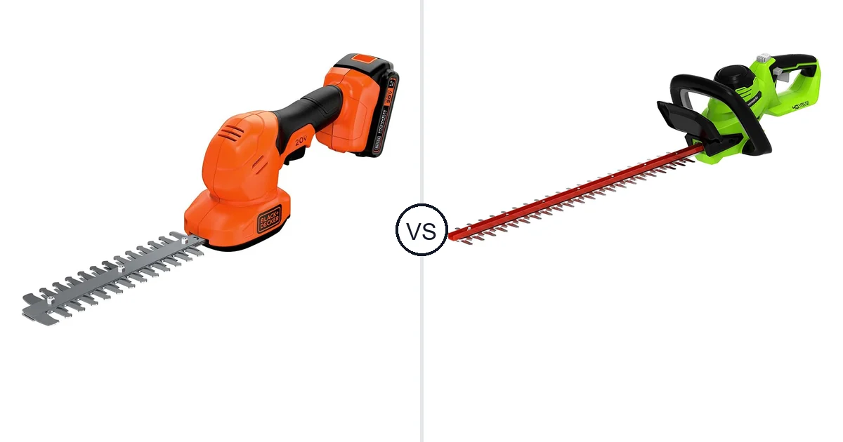 BLACK+DECKER BCSS820C1 vs Greenworks 40V: Which Should You Buy?