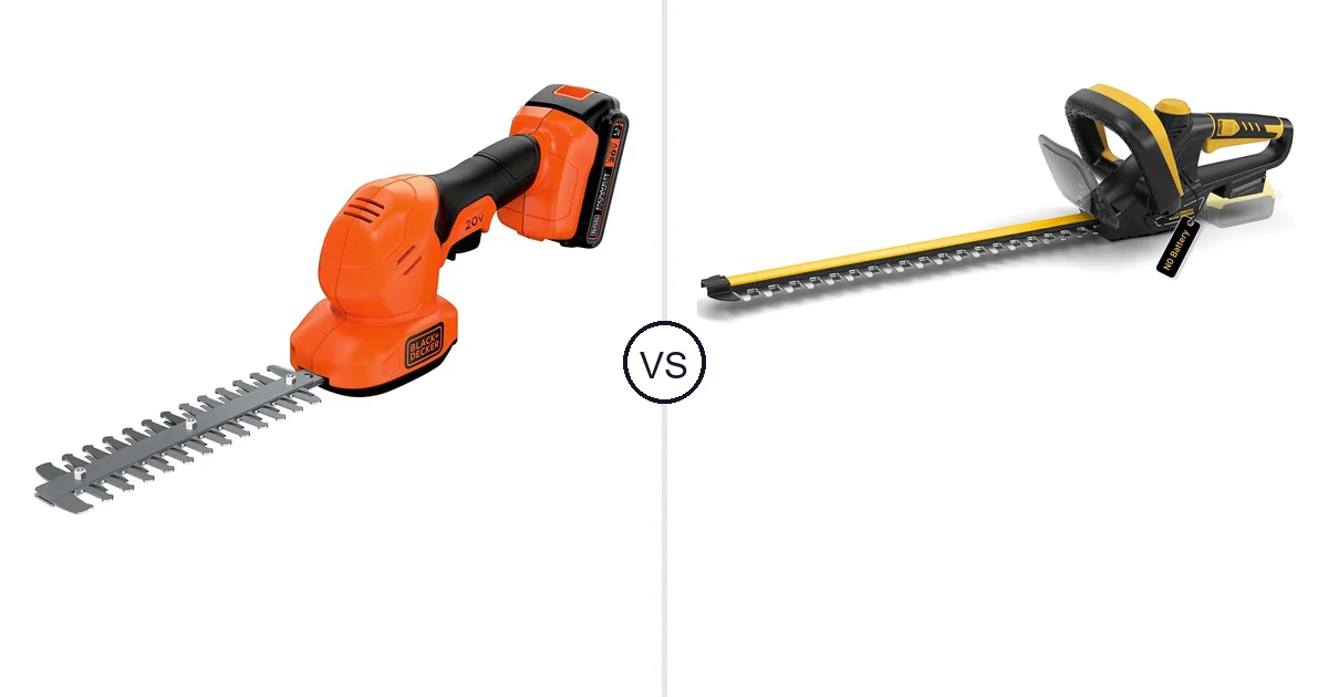 Comparison of BLACK+DECKER BCSS820C1 and IEBUDA 22-Inch