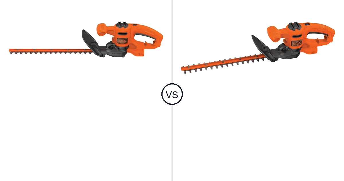 BLACK+DECKER BEHT150 vs BLACK+DECKER BEHT100: Hedge Trimmer