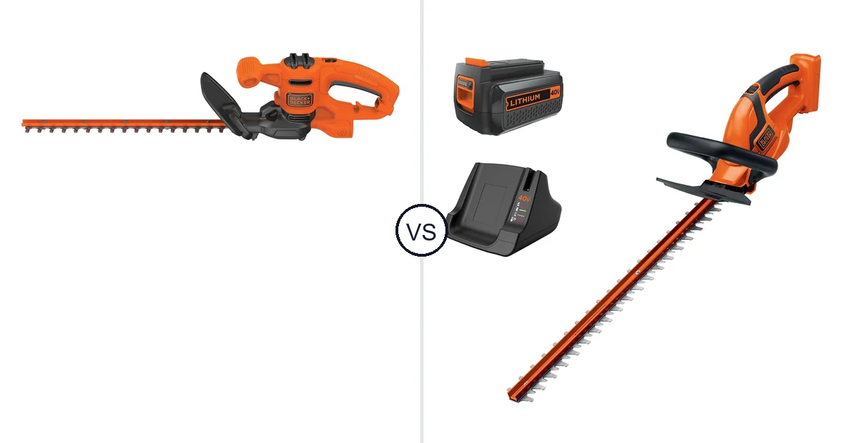BLACK+DECKER BEHT150 vs LHT2436 Hedge Trimmer