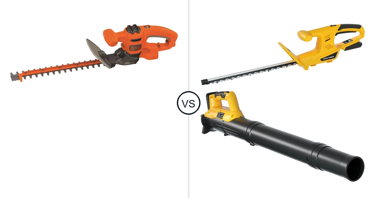 BLACK+DECKER BEHTS125 vs Houselife Cordless Hedge: Key Differences