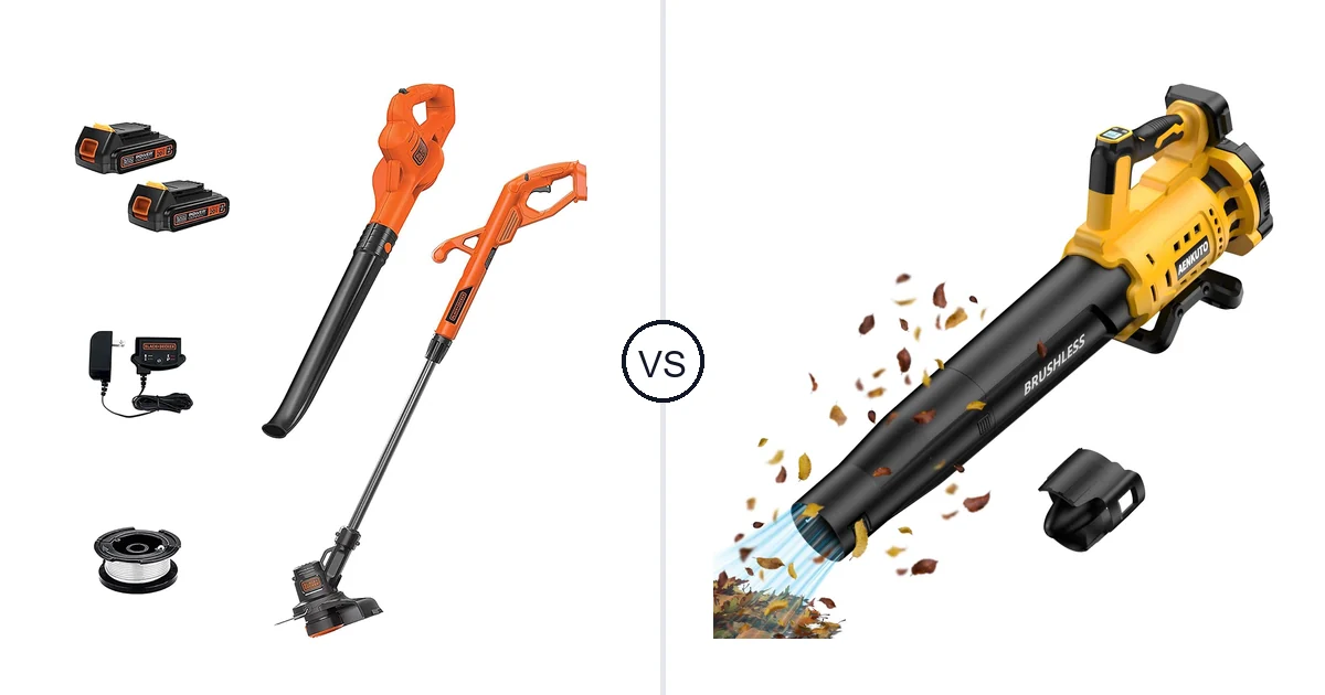 BLACK+DECKER LCC222 vs Aenkuto Cordless Leaf Blower: Key Differences