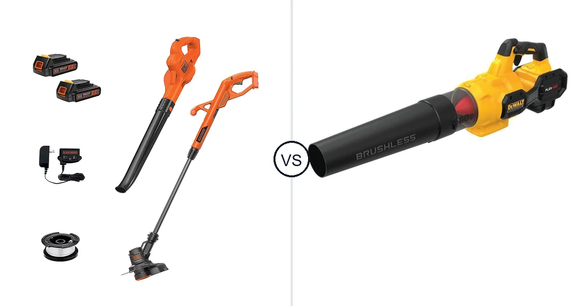 BLACK+DECKER LCC222 vs DEWALT Handheld: Leaf Blower Comparison