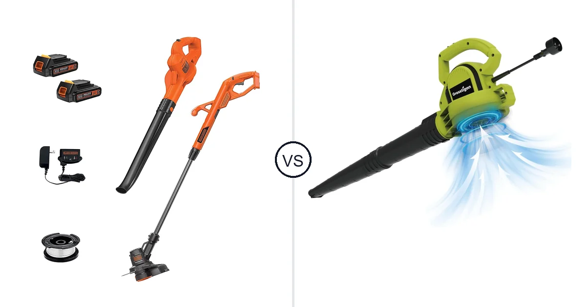 BLACK+DECKER LCC222 vs GRASSTIGON Leaf: Which Should You Buy?