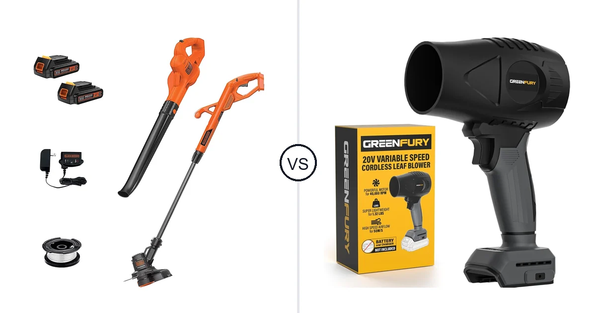 BLACK+DECKER LCC222 vs GREENFURY Cordless Leaf: Which Should You Buy?