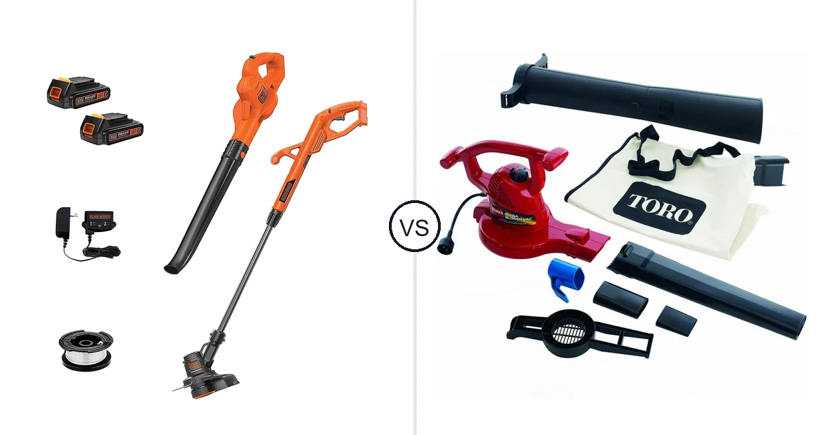 BLACK+DECKER LCC222 vs Toro Handheld: Vacuum Comparison