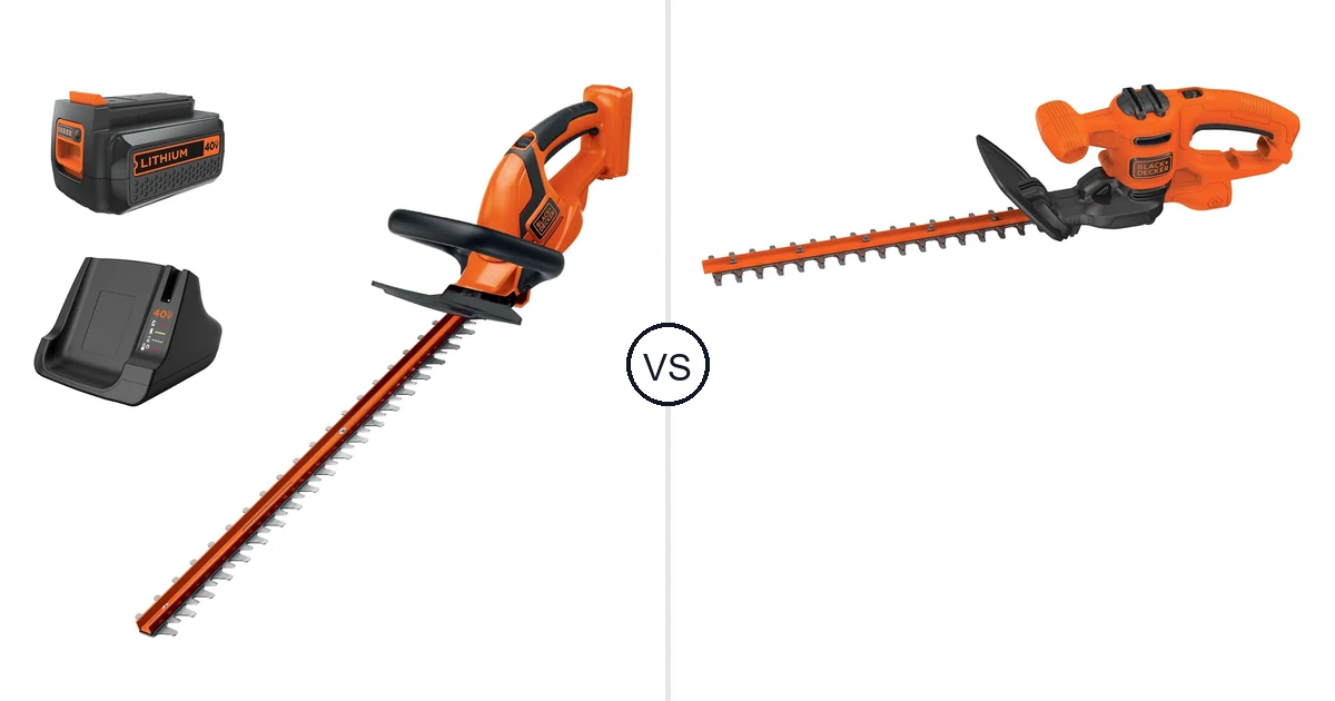 BLACK+DECKER LHT2436 vs BLACK+DECKER BEHT100: Hedge Trimmer