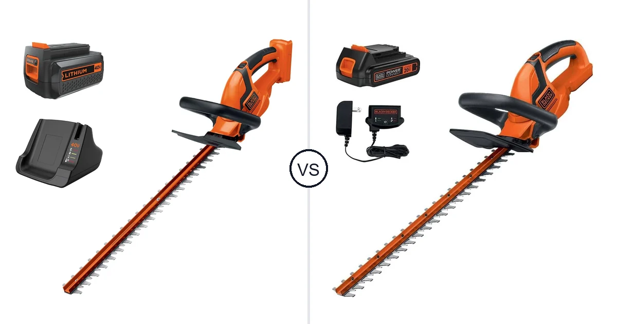 BLACK+DECKER LHT2436 vs BLACK+DECKER LHT2220: Hedge Trimmer