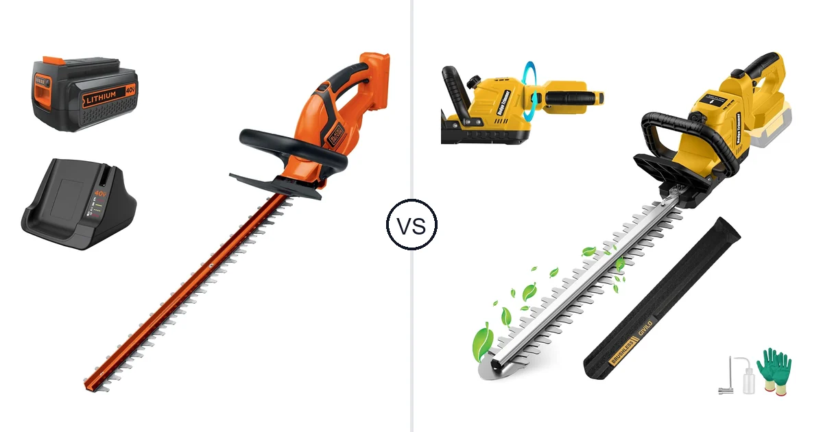 BLACK+DECKER LHT2436 vs Givilo Hedge Trimmer: Best for Your Needs