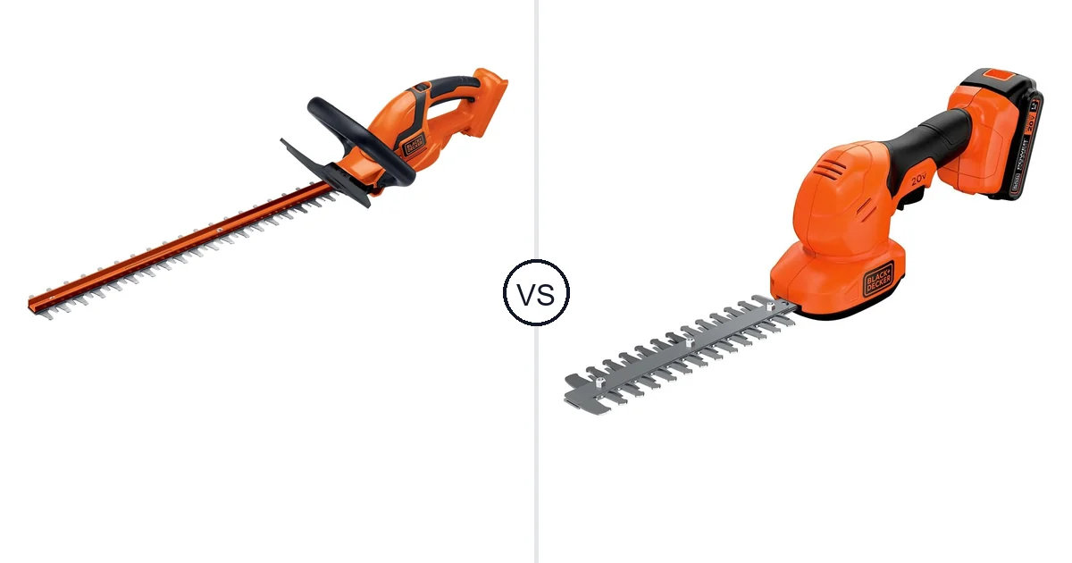 BLACK+DECKER LHT2436B vs BLACK+DECKER BCSS820C1: Key Differences