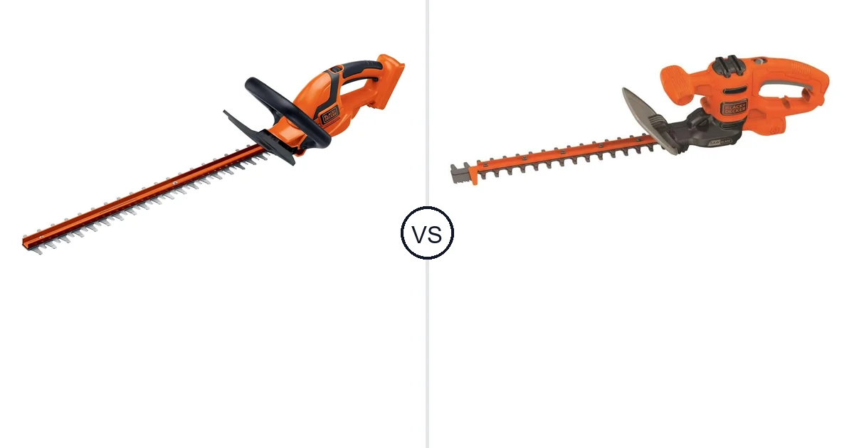 BLACK+DECKER LHT2436B vs BEHTS125: Which Hedge Trimmer to Buy?