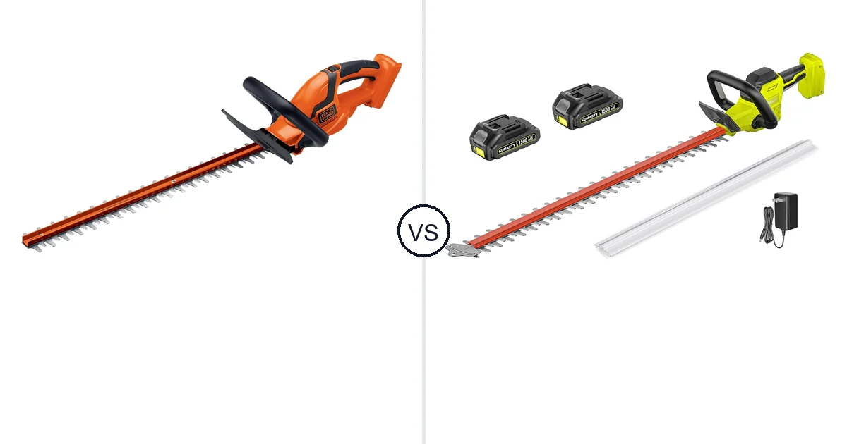 BLACK+DECKER LHT2436B vs KOMASTY Hedge Trimmer: Best Buy?