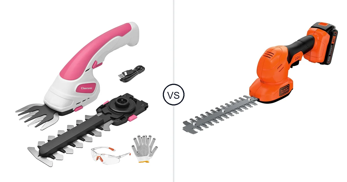 CHEERSONIC vs BLACK+DECKER: Which Grass Shear Should You Buy?