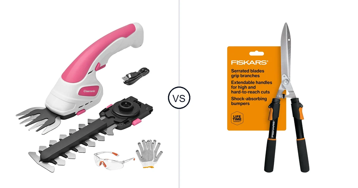 CHEERSONIC Cordless Grass vs Fiskars Extendable: Which Should You Buy?