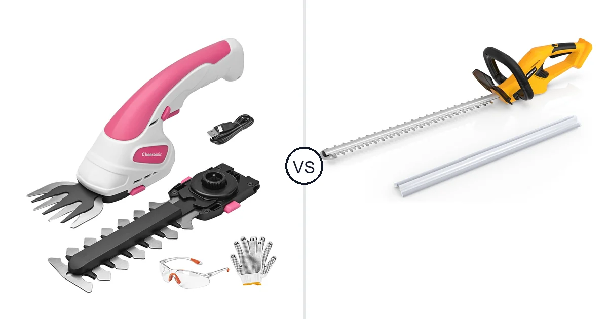 CHEERSONIC Cordless Grass vs HEINPRO Cordless Hedge: Best Hedge
