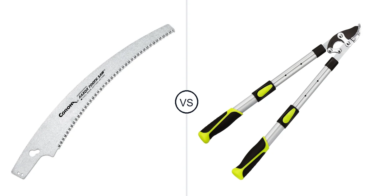 Comparison of Corona Modern and YRTSH Loppers Effortless Pruning