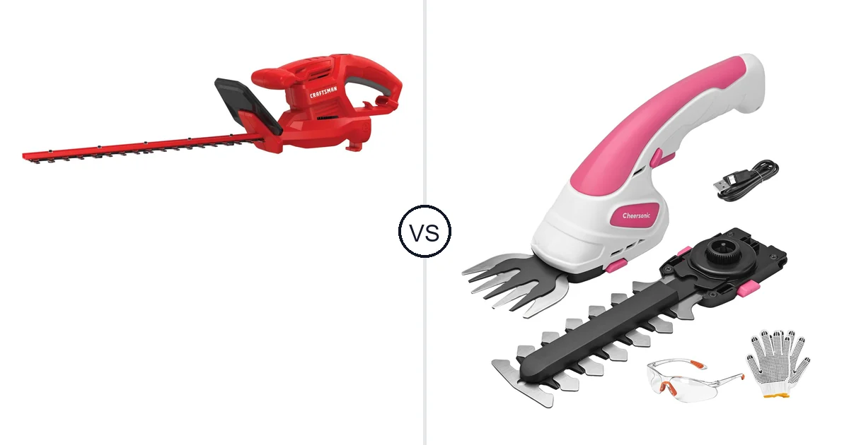 CRAFTSMAN CMEHT150 vs CHEERSONIC Cordless Grass: Which Should You Buy?