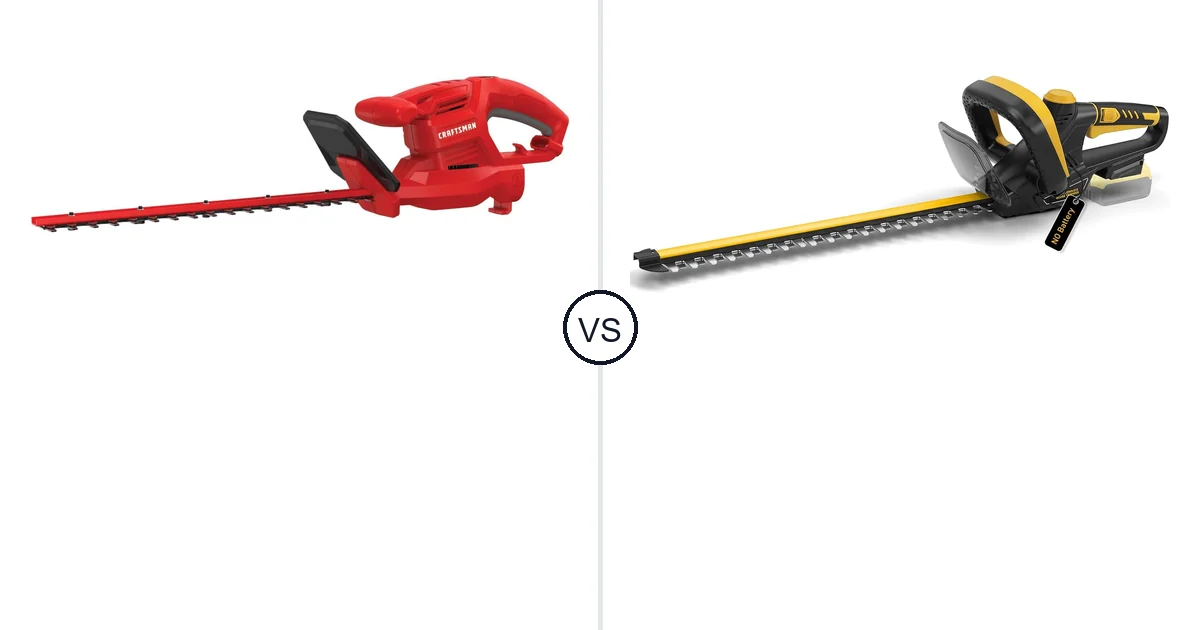 CRAFTSMAN CMEHT150 vs IEBUDA 22-Inch: Best Hedge Trimmer for Your