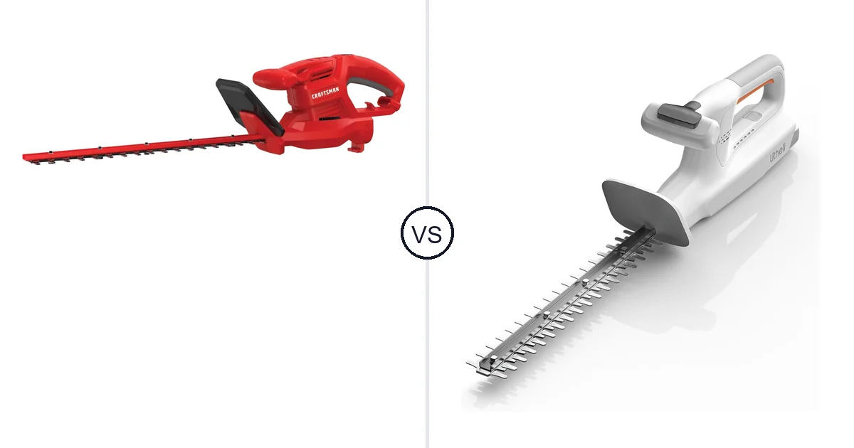 CRAFTSMAN CMEHT150 vs LiTHELi 20V: Hedge Trimmer Showdown