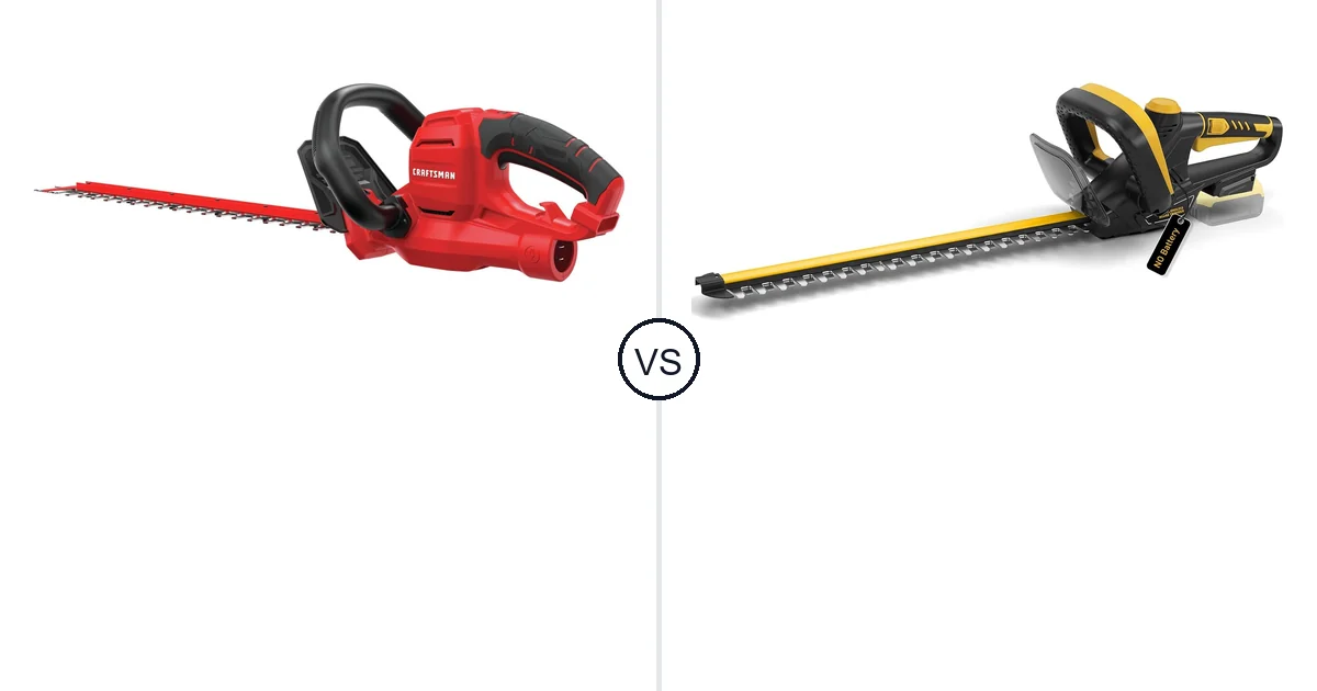 Comparison of CRAFTSMAN CMEHTS8022 and IEBUDA 22-Inch