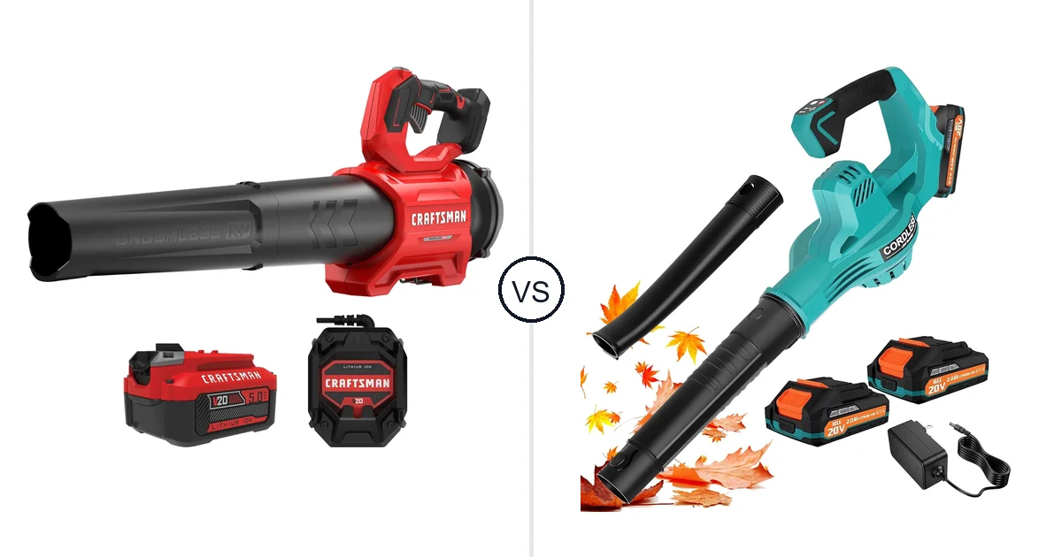 CRAFTSMAN V20* vs RAXONE Leaf Blowers: Best Leaf Blower