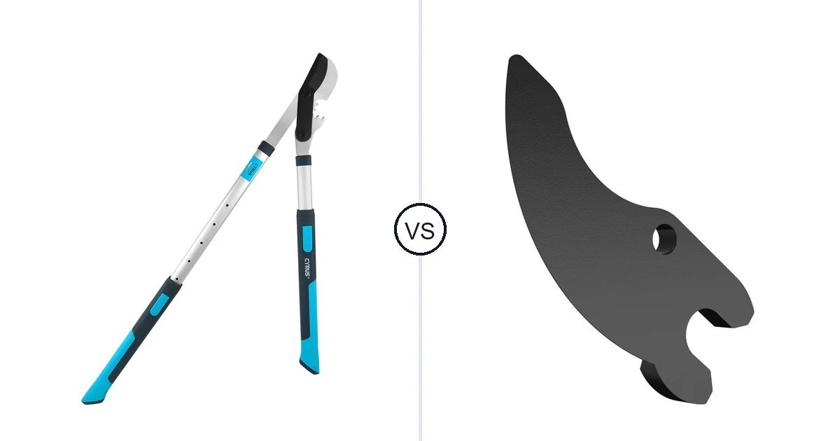 Comparison of CYRUS Loppers-1 and Stanley Black and Decker DWZPRB300