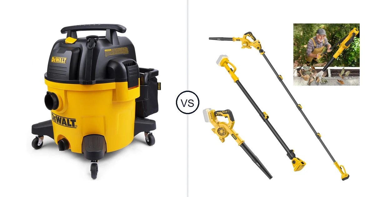 Comparison of DEWALT 9 Gallon Wet/Dry VAC and ADOTOCAM GZCYJ
